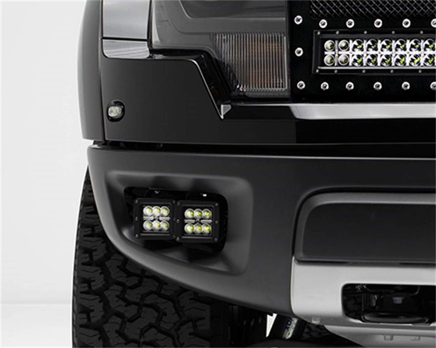 ZROADZ 2010-2014 FORD Z325671-KIT F150-RAPTOR Black Front Bumper LED Light Bar Kit