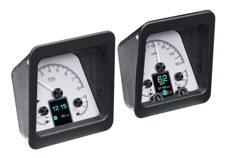 Dakota Digital Customizable Gauge System Kit 69 Chevy Camaro Silver Alloy HDX-69C-CAM-S