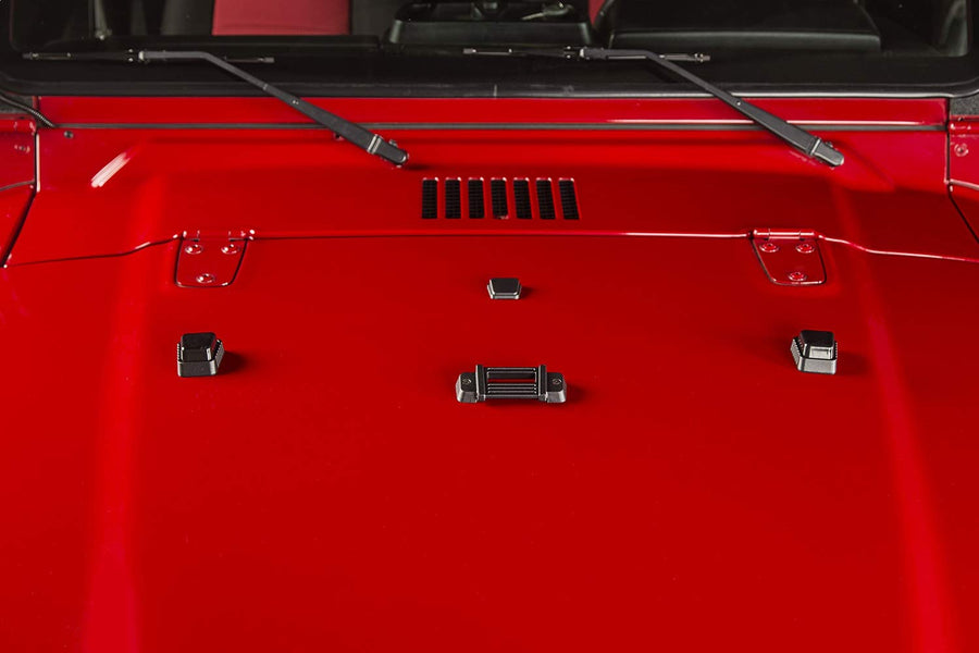 Elite Hood Dress Up Kit | Rugged Ridge | 11101.08 | Fits 1997-2018 Jeep Wrangler TJ/JK
