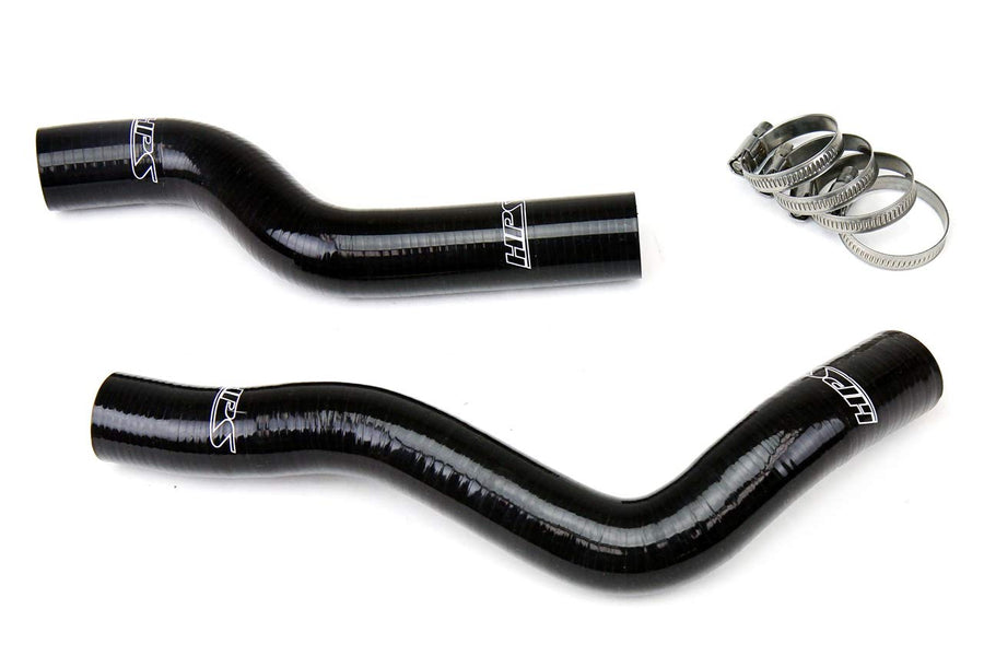 Black HPS 57-1229-BLK Silicone Radiator Coolant Hose Kit