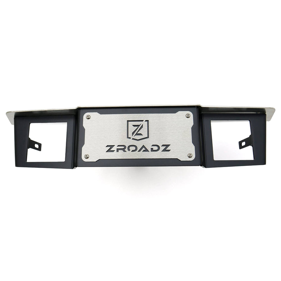 ZROADZ Universal 2" Hitch Step LED - Black Mild Steel - Bolt-on, No Drilling - to Mount (2) 3 Inch ZROADZ or Similar Style LED Pod Lights - PN#Z390010
