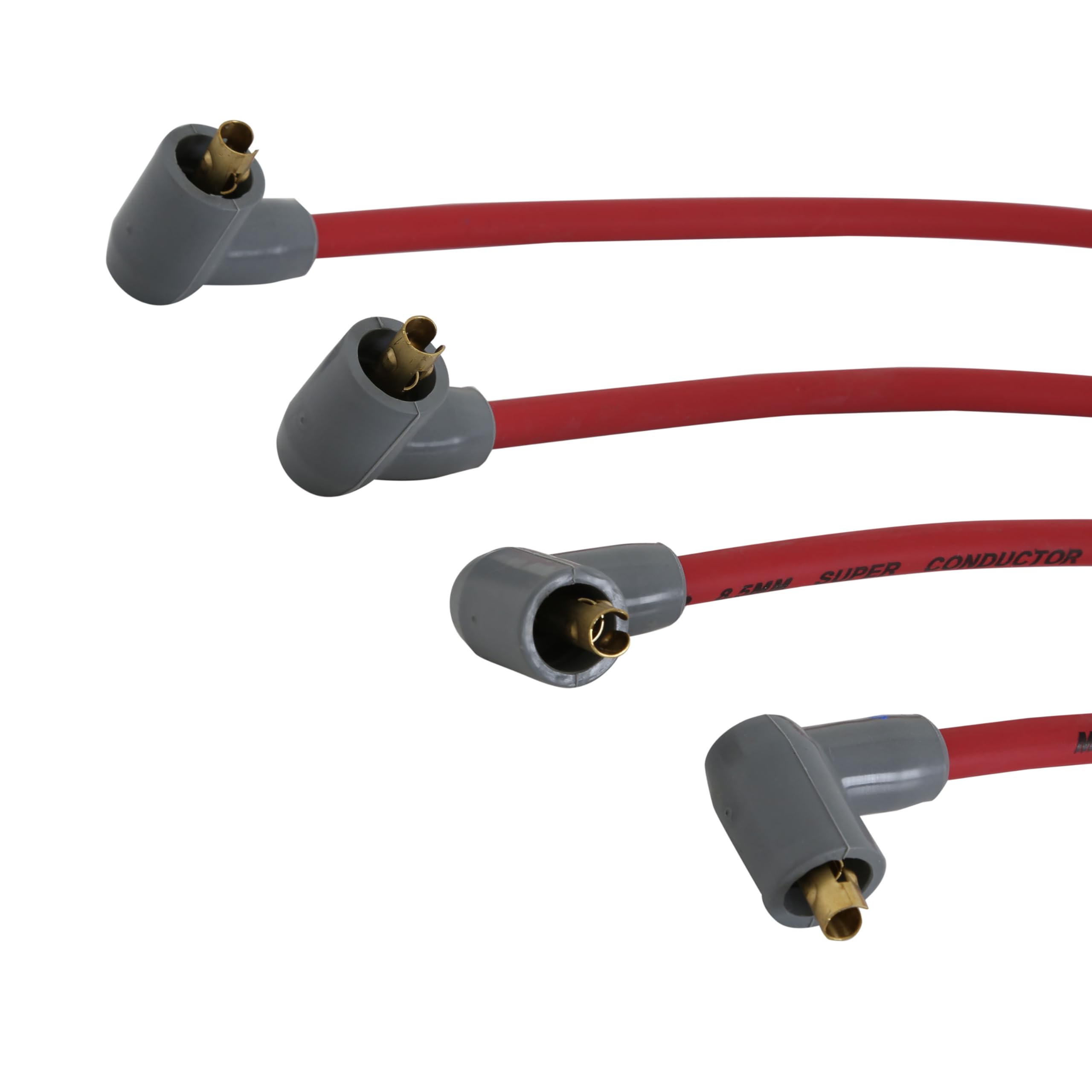 Super Conductor MSD 32599 Spark Plug Wire Set, Red