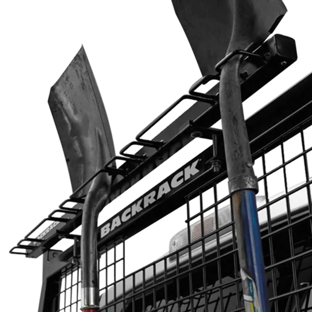 BACKRACK Landscape Tool Holder RealTruck Attachment | 11-Tool, Black | 41011 | Universal w Frame's