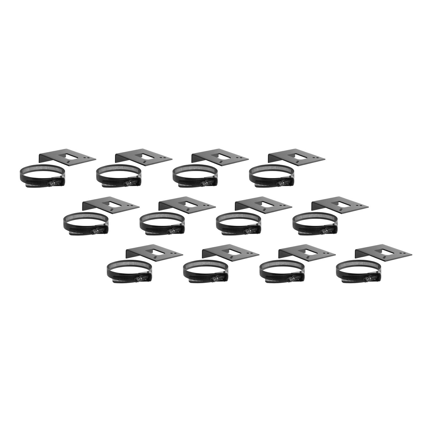 CURT 57203 Trailer Wiring Harness Clamp-On Vehicle-Side Bracket Mounts for 4-Way, 5-Way, 6-Way or 7-Way, 12-Pack