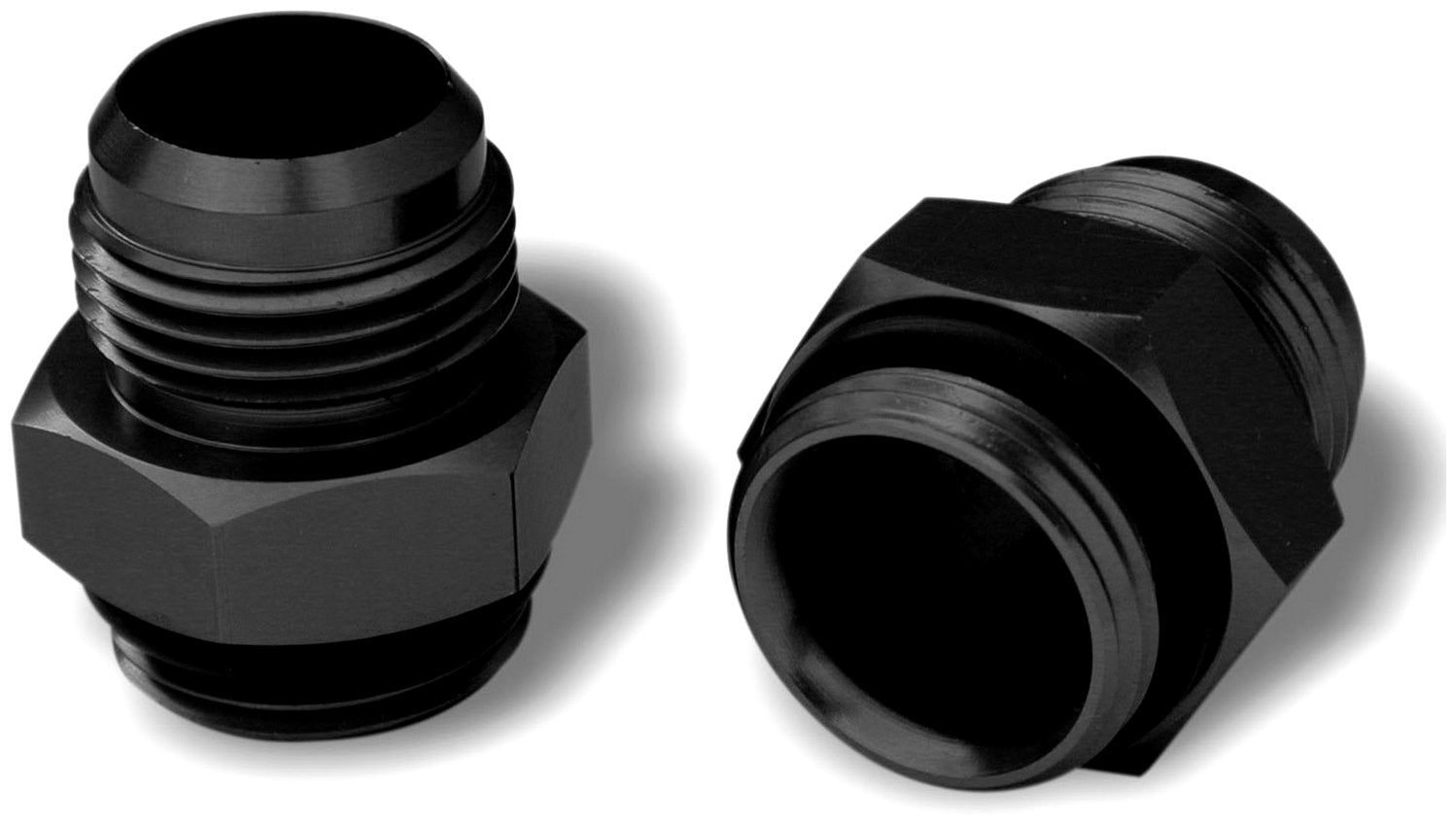 Black Anodized Moroso Aluminum -12AN O-Ring Fitting