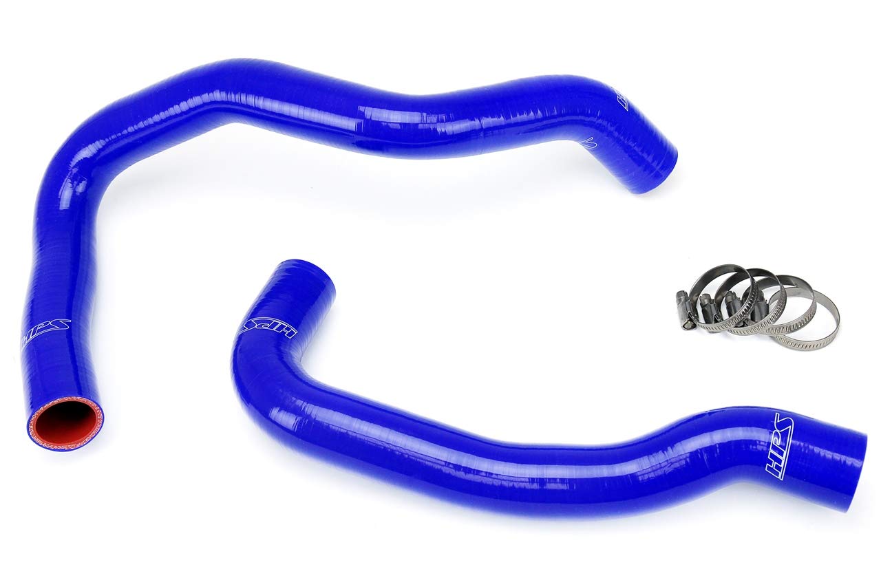 Blue HPS 57-1044-BLUE Silicone Radiator Coolant Hose Kit