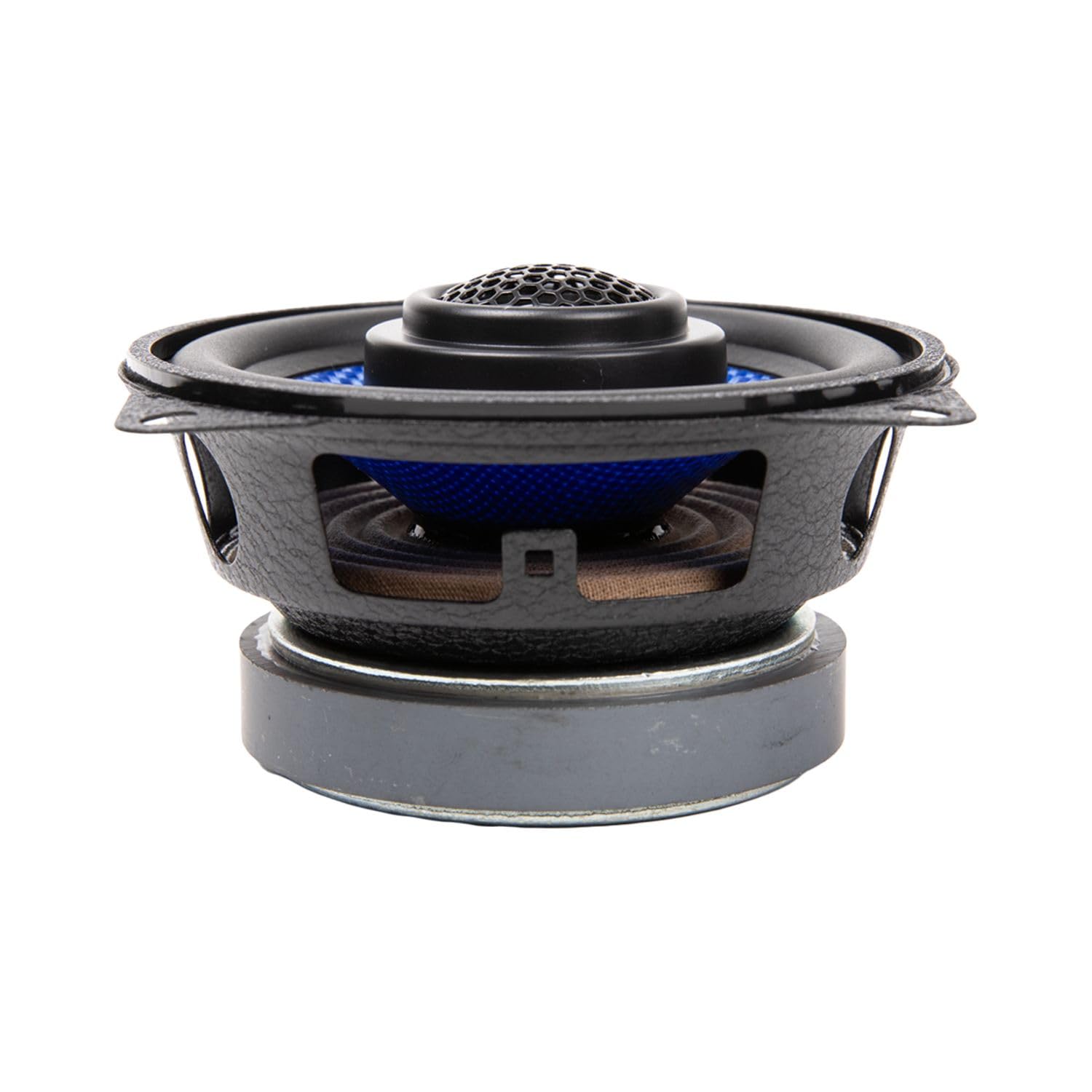 Colossus Classic Hifonics HCC4CX 4-Inch Coaxial Car Speakers with Aluminum Dome Tweeters, 40W RMS Power Handling & Butyl Rubber Surrounds - Black/Blue