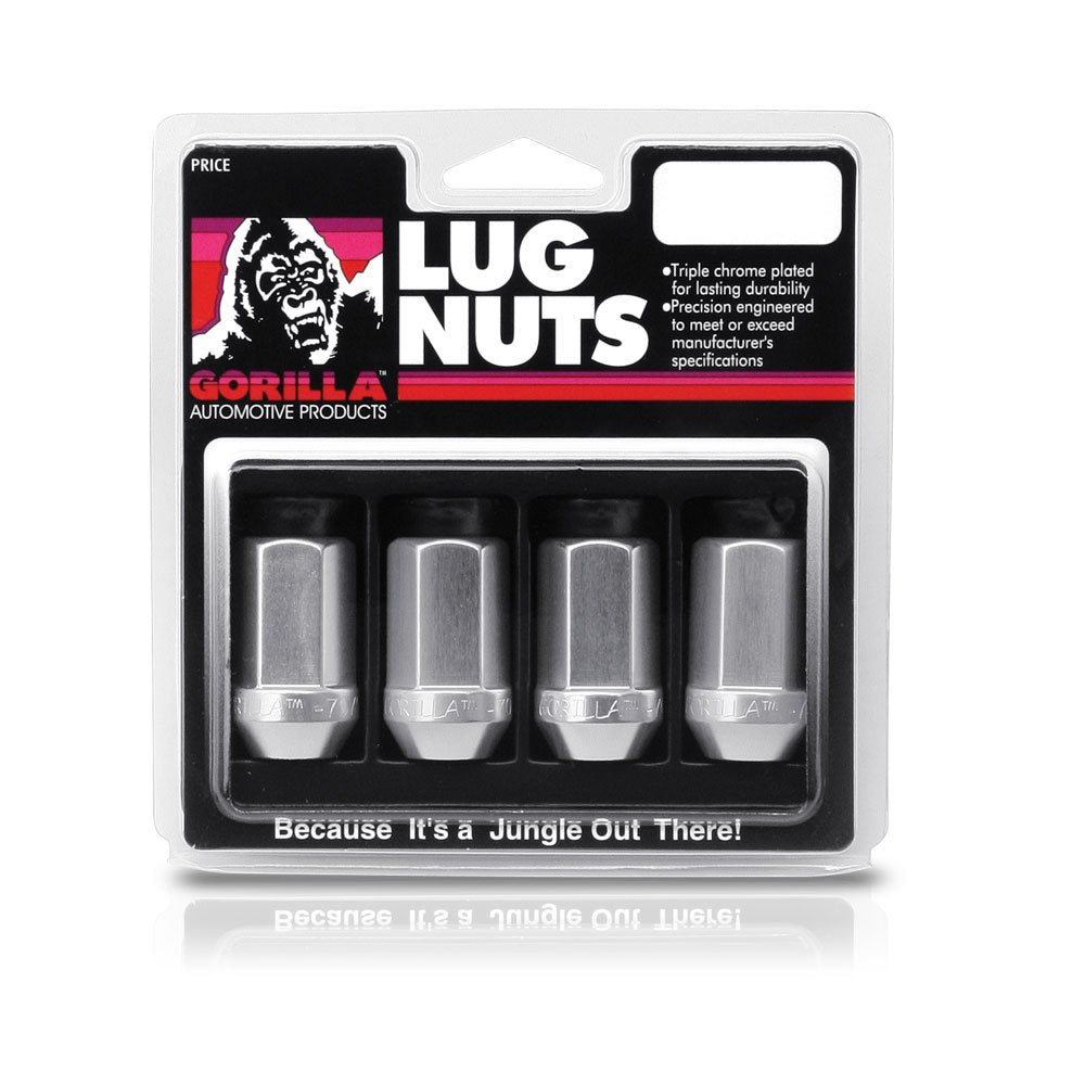 Closed End Aluminum Racing Lug Nuts-Silver Gorilla Automotive 44127AL (12mm x 1.25 Thread Size)
