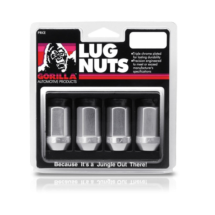 Closed End Aluminum Racing Lug Nuts-Silver Gorilla Automotive 44127AL (12mm x 1.25 Thread Size)