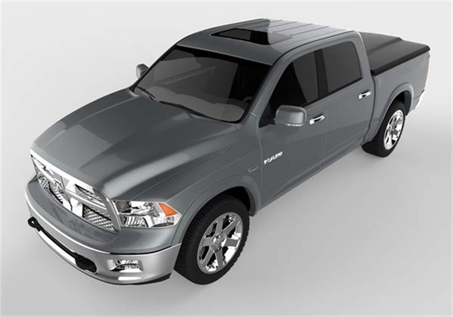 UnderCover RealTruck Elite One-Piece Truck Bed Tonneau Cover | UC3088 | Fits 2009 - 2022 Dodge Ram 1500 Classic Short Bed Crew Cab (does not fit RamBox) 5' 7" Bed (67.4")