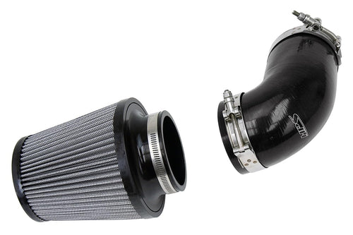 Black HPS Silicone Shortram Air Intake Kit Compatible for 2009-2011 Hyundai Genesis Sedan 3.8L V6, 827-276WB