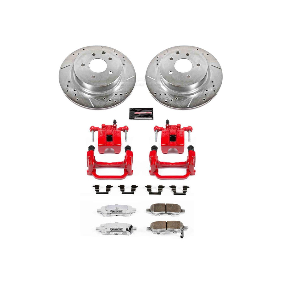 Power Stop Rear KC179-26 Z26 Street Warrior Brake Kit Infiniti Nissan