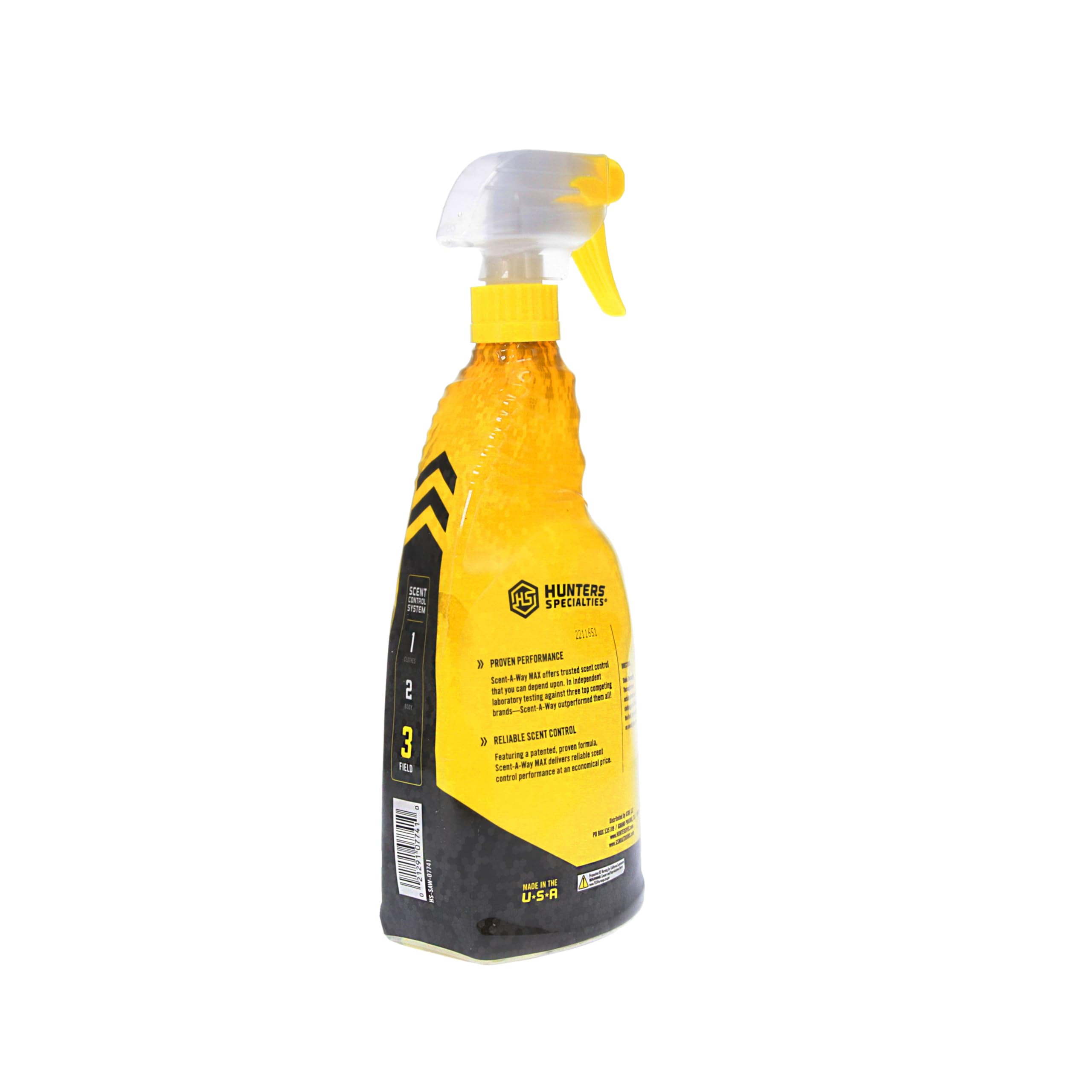 Scent-A-Way MAX Hunters Specialties Field Odorless Spray | Hunting Scent Eliminator - Cover Scent for Deer Hunting - 24 OZ