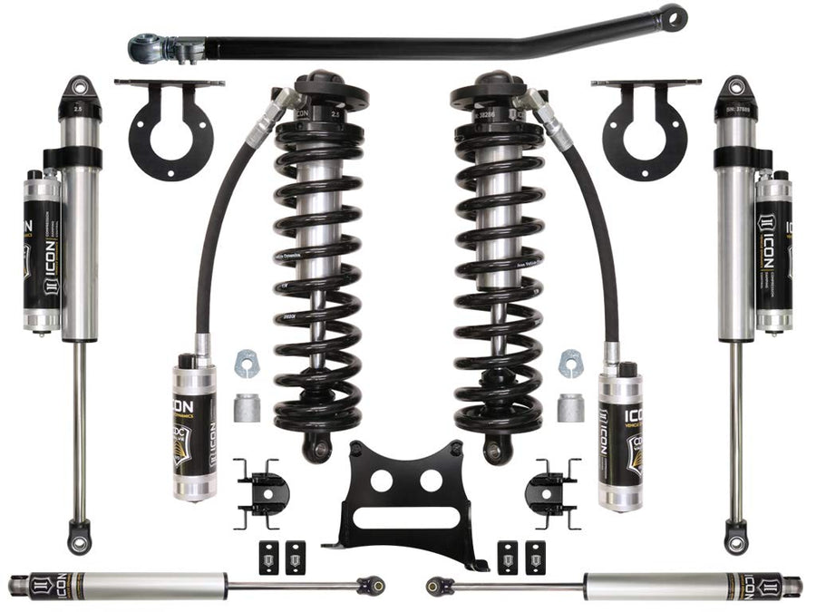 Stage 4 Coilover Conversion System, ICON 2.5-3" Lift Compatible with 2005-2016 Ford F250/F350, K63104