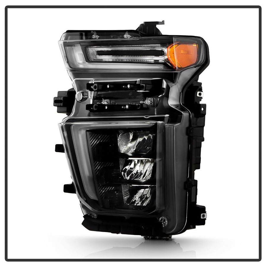 Chevy Silverado 20-23 2500 Superduty Spyder w/DRL LED Headlight (Fit Halogen Model only) - Black