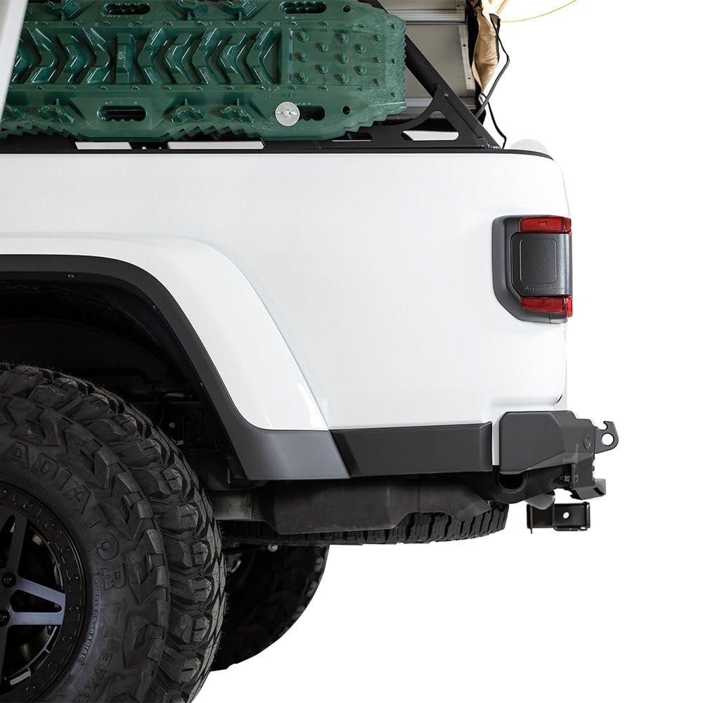 Addictive Desert Designs Front Replacement Bumper Addictive Desert R971241280103 fits Jeep Gladiator, Black