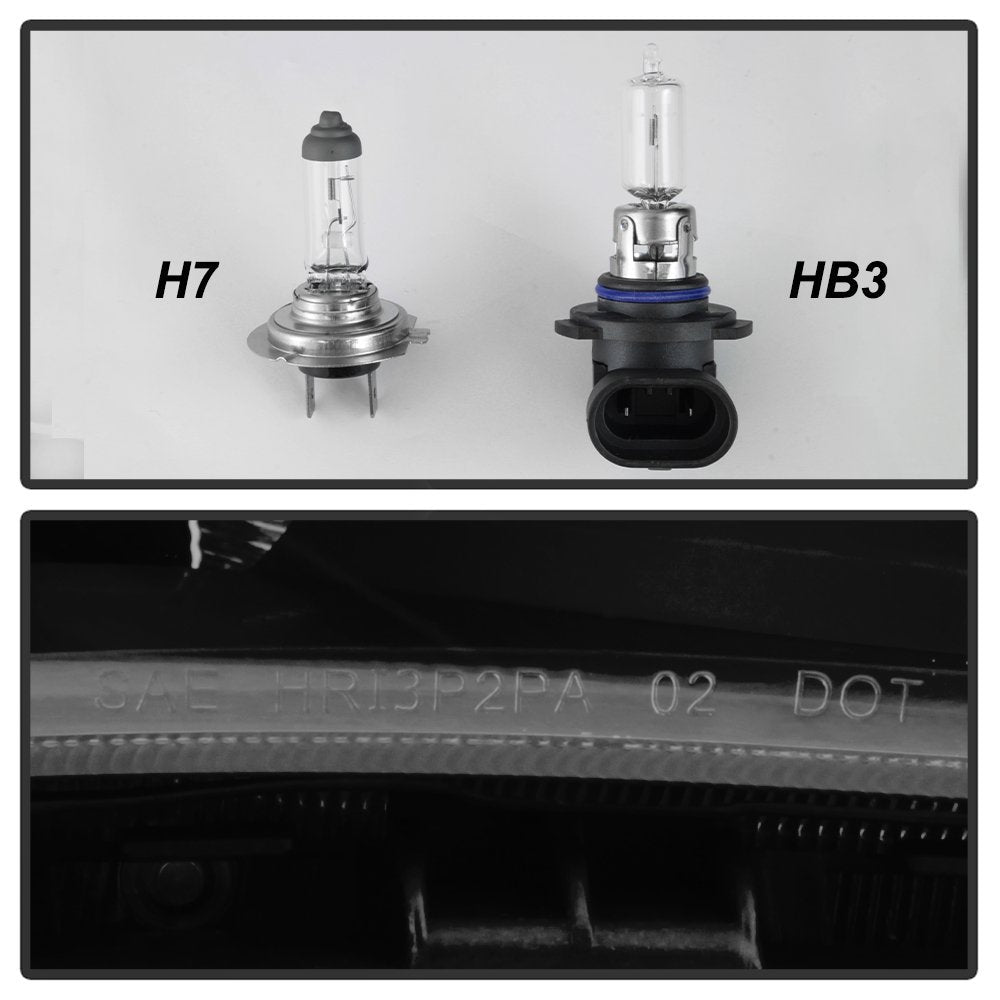 Projector Headlight Xtune PRO-JH-SI08-LBDRL-BSM, 1 Pack