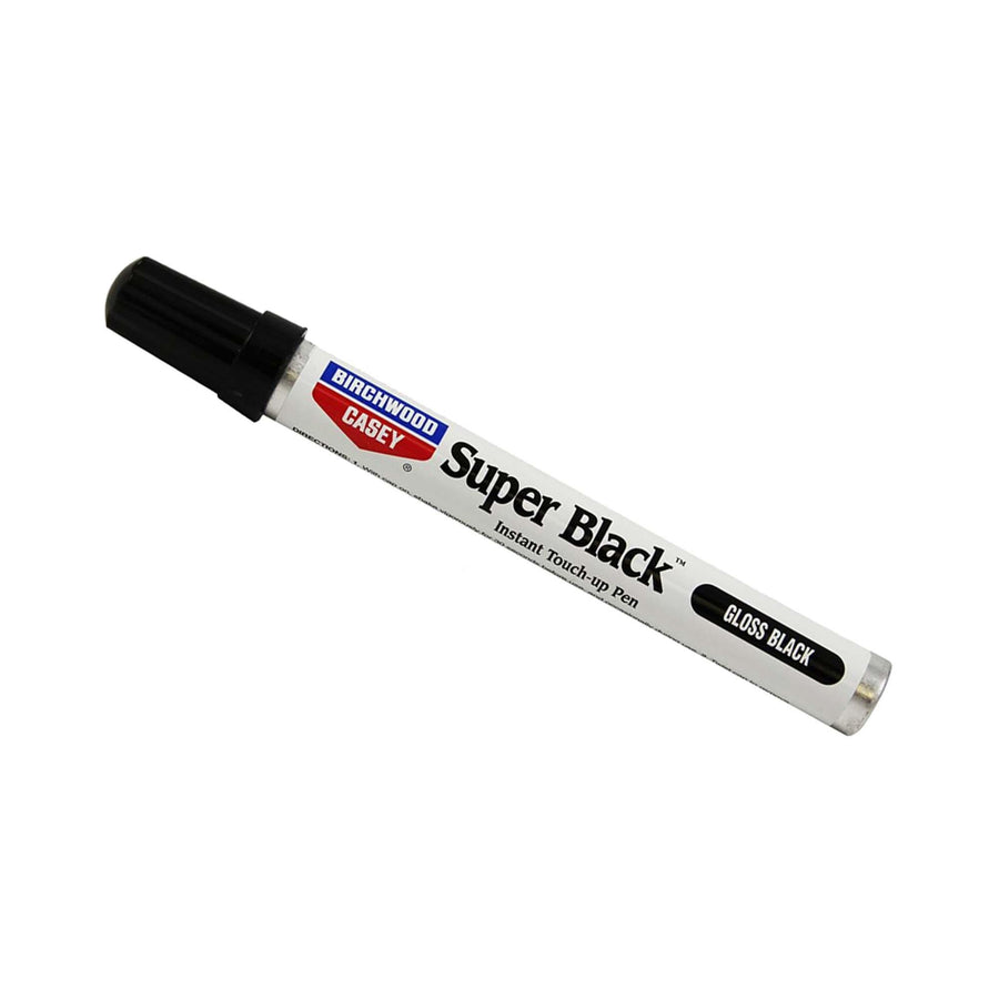 Birchwood Casey Fast-Drying Long-Lasting Super Black Touch-Up Pen for Deep Scratches and Worn Areas, GLOSS BLACK, 0.33 OUNCE