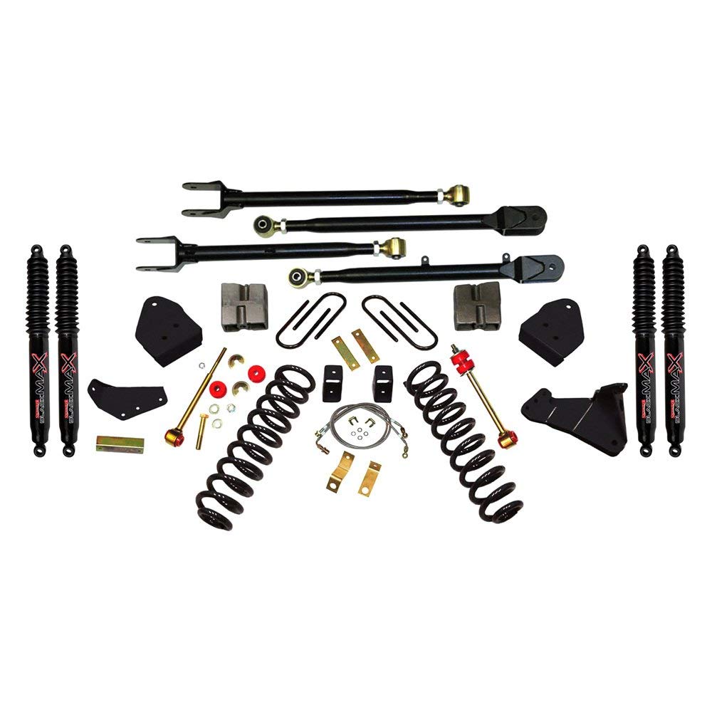 Skyjacker Suspension F56024K-B Lift Kit w/Shock Black MAX Shocks 6 in. Lift