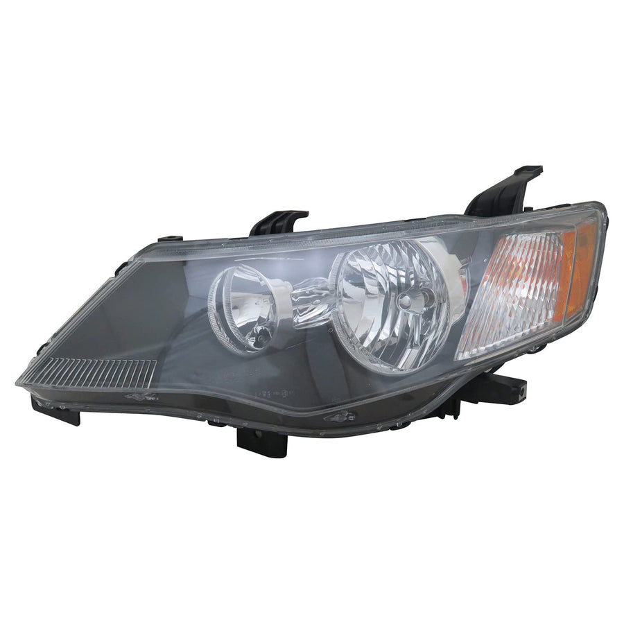 Left TYC Headlight Assembly Compatible with 2007-2008 Mitsubishi Outlander
