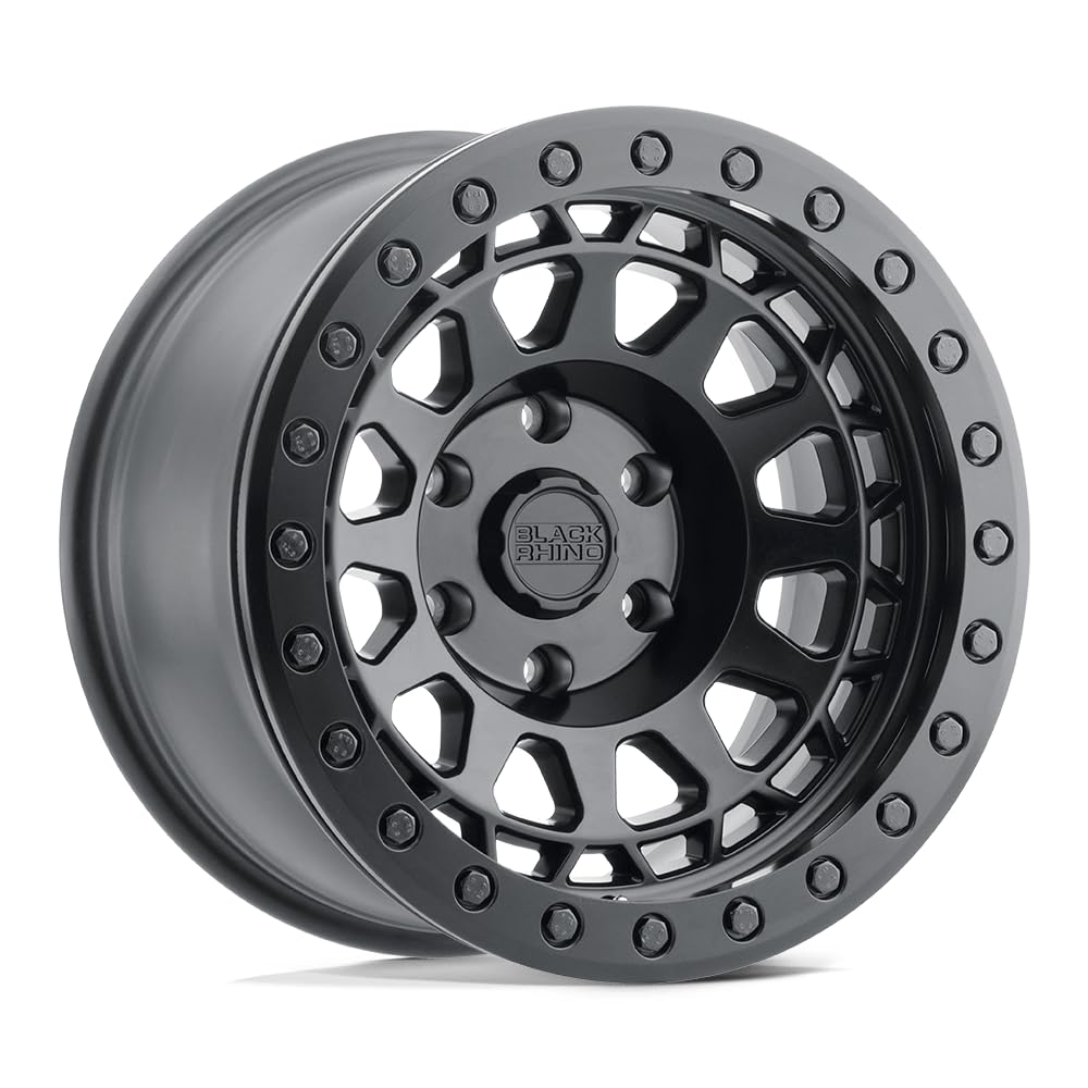 Black Rhino PRIMM Hard Alloys 17X8.5 5X5.0 3.25-38mm MATTE BLACK W/BLACK BOLTS - 1785PRM-85127M71