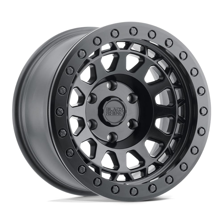 Black Rhino PRIMM Hard Alloys 17X8.5 5X5.0 3.25-38mm MATTE BLACK W/BLACK BOLTS - 1785PRM-85127M71