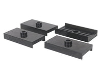 Rear Leaf Spring Bushing Whiteline W71413, Black