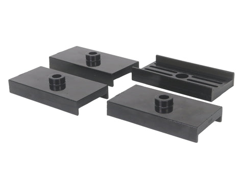 Rear Leaf Spring Bushing Whiteline W71413, Black