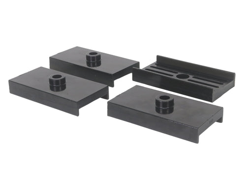 Rear Leaf Spring Bushing Whiteline W71413, Black