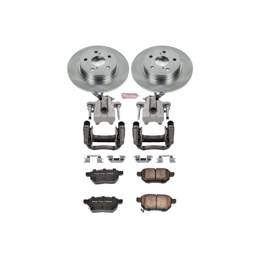 Power Stop KCOE6097 1-Click OE Replacement Brake Kit with Calipers For Scion tC 2011-2016 Autospecialty [Model Specific]