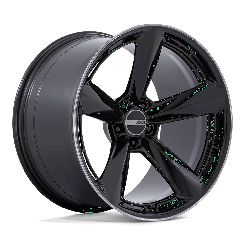 TTF American Racing 20X9.5 5X115 5.84 15mm GLOSS BLACK WITH DOUBLE DARK TINT LIP - AR946BT20951515