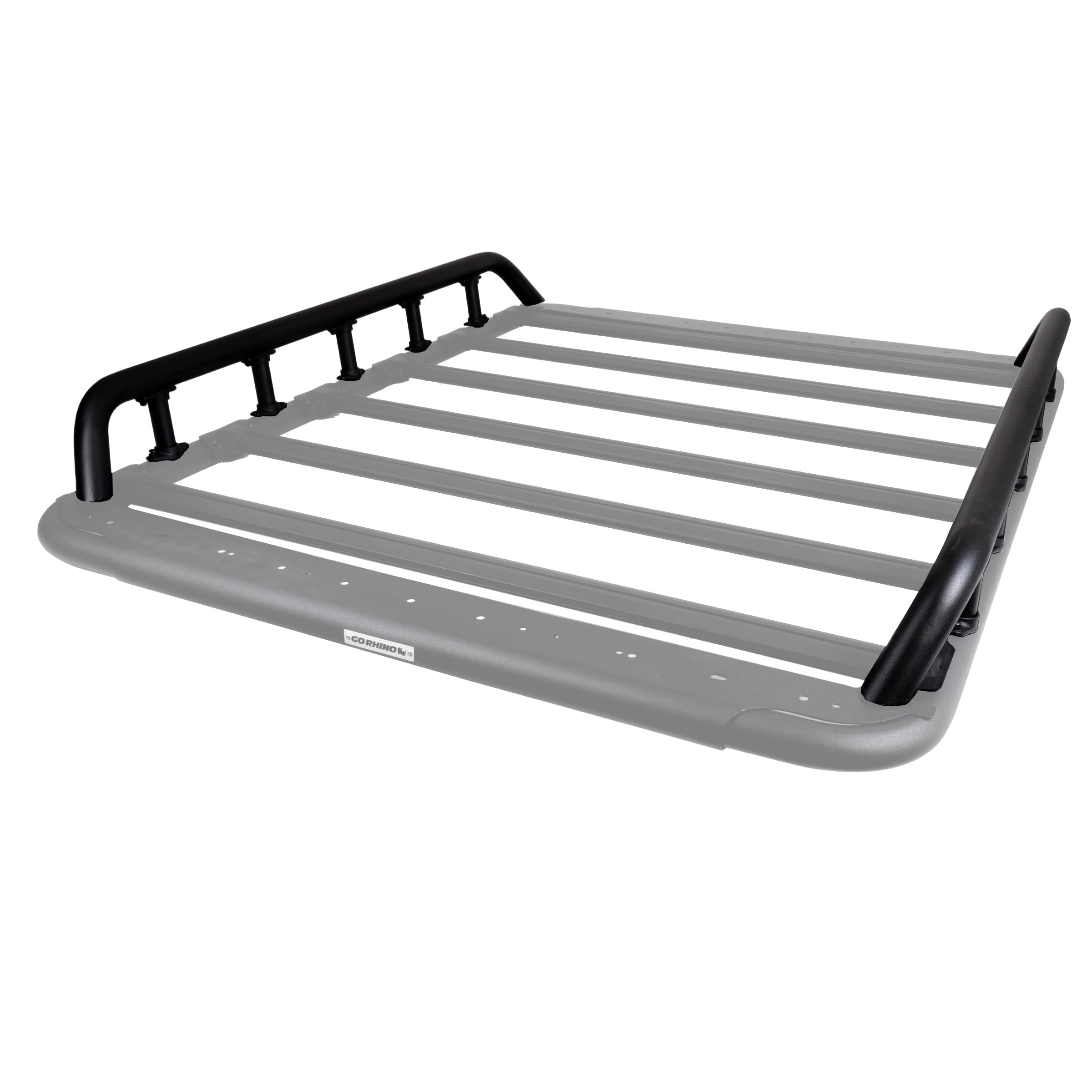 Go Rhino Dual Rail Kit SRM500 | Aluminum, Textured Black | 5935061T | Fits Go Rhino 65" SRM500 Roof Racks