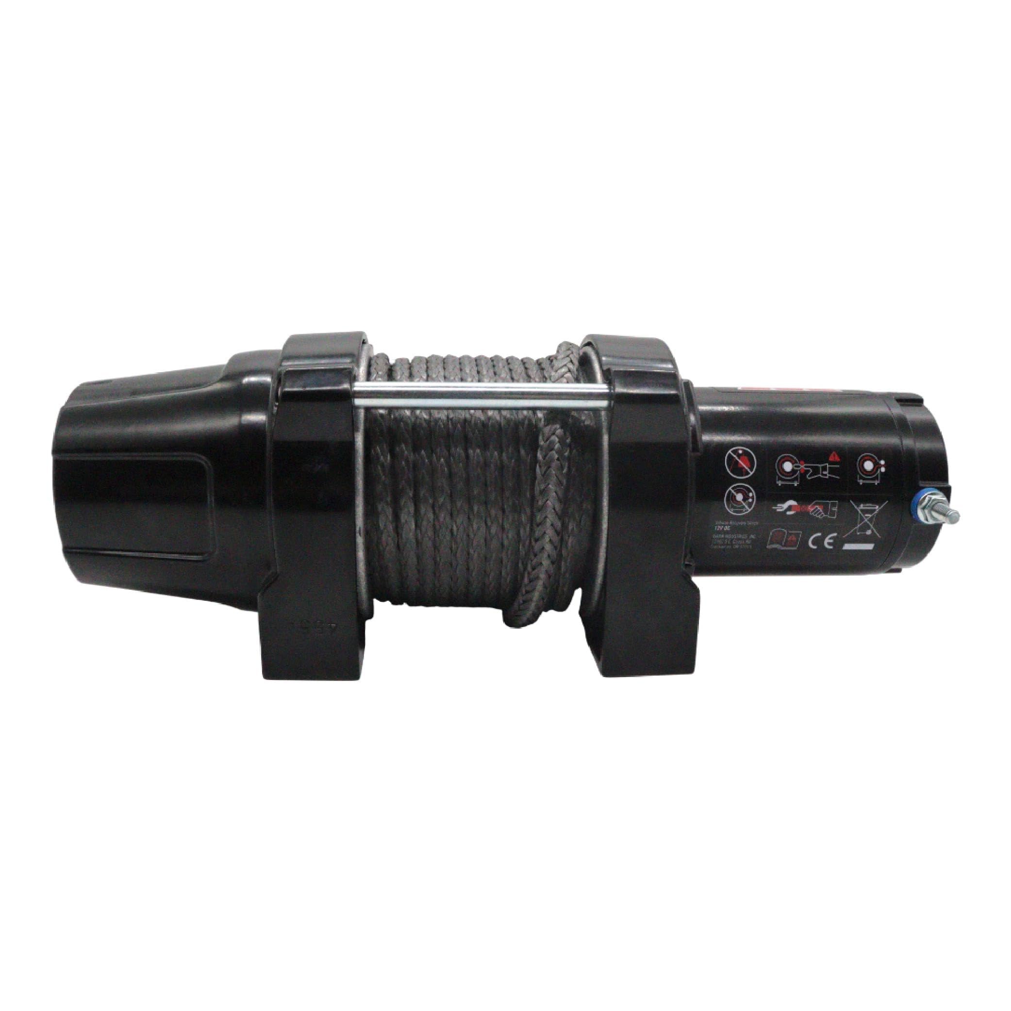 VRX 35-S WARN Powersports Winch with Handlebar Mounted Switch and Synthetic Rope: 3/16" Diameter x 50' Length, 1.75 Ton (3,500 lb) Capacity