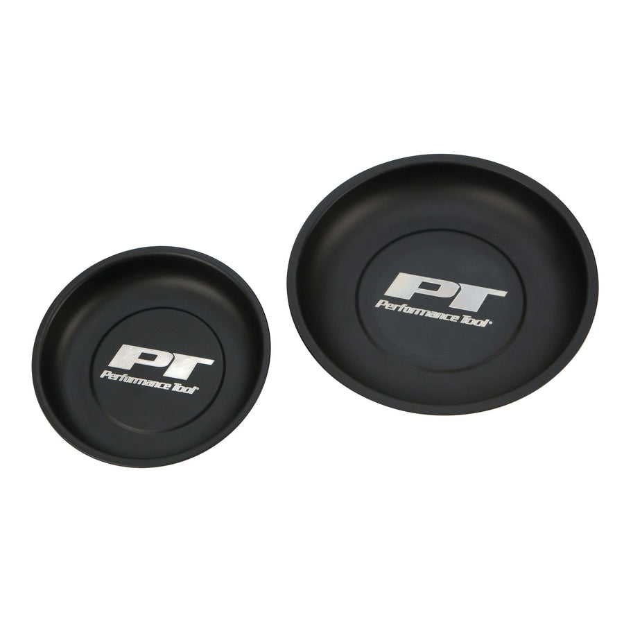 Magnetic Parts Tray Tool Set Performance Tool W1280 for Garages and Workshops, Black, 2 pieces