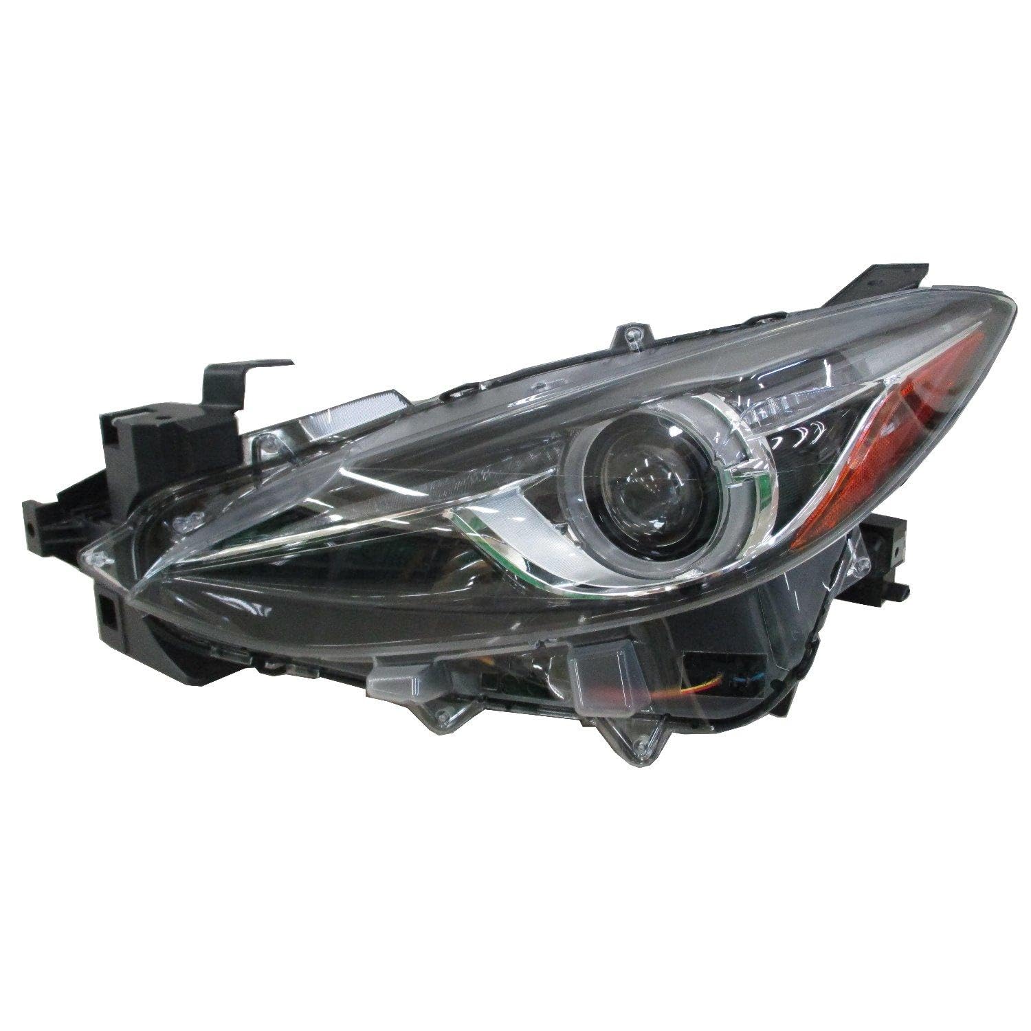 For Mazda 3 Sedan/HB 14-18 Headlight HID Driver Side without Auto Level Control CAPA | DOT Certified BHN2-51-041B | MA2502145C