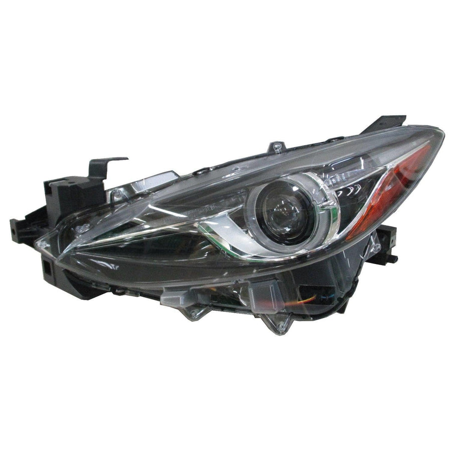 For Mazda 3 Sedan/HB 14-18 Headlight HID Driver Side without Auto Level Control CAPA | DOT Certified BHN2-51-041B | MA2502145C