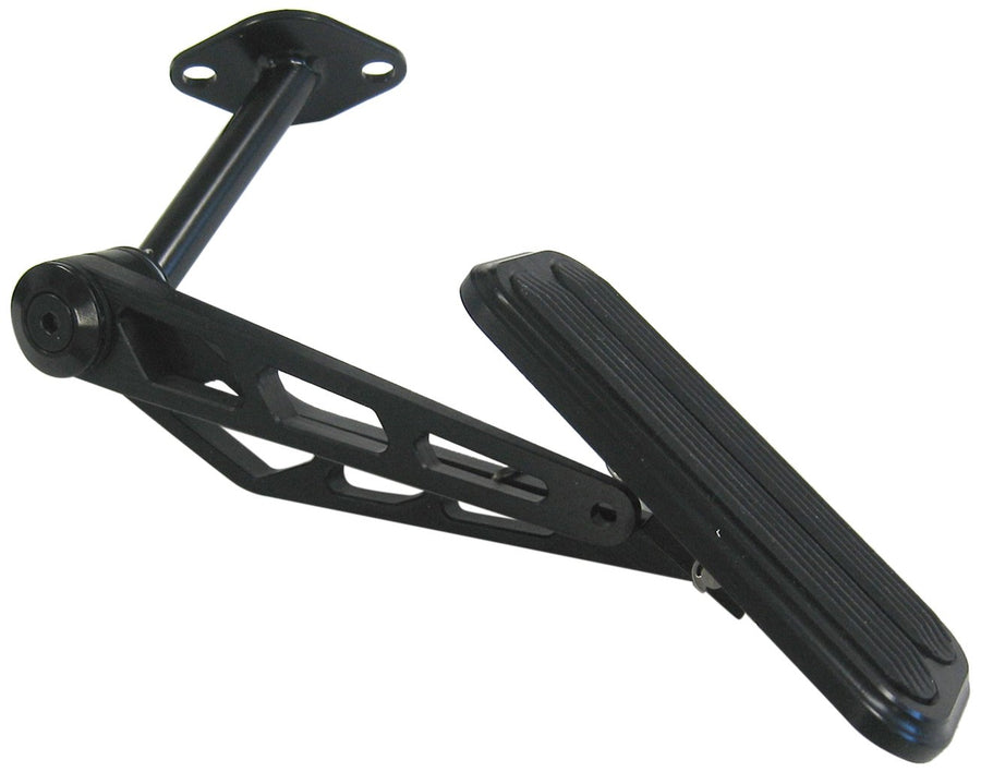 Black Billet Aluminum Lokar XBAG-6142 Throttle Pedal Assembly with Rubber for Nova