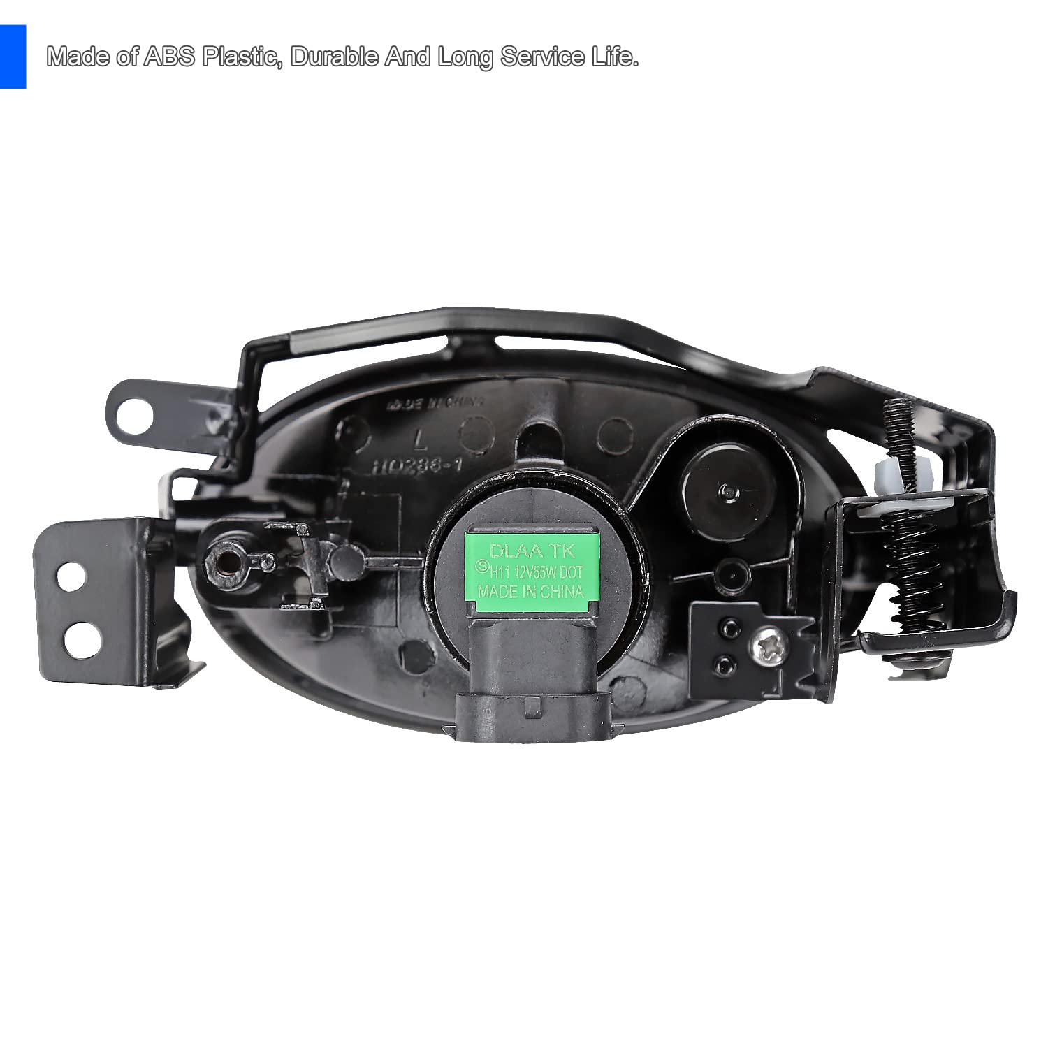 Fog Lights Spec-D Tuning Yellow Compatible with 2014-2015 Honda Civic 2 Door, L+R Pair Assembly