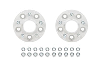 Eibach Pro-Spacer Wheel Spacer, 5 x 100 mm Bolt Pattern, 20 mm Thick, Lug Nuts Included, Aluminum, Clear Anodized, Pair
