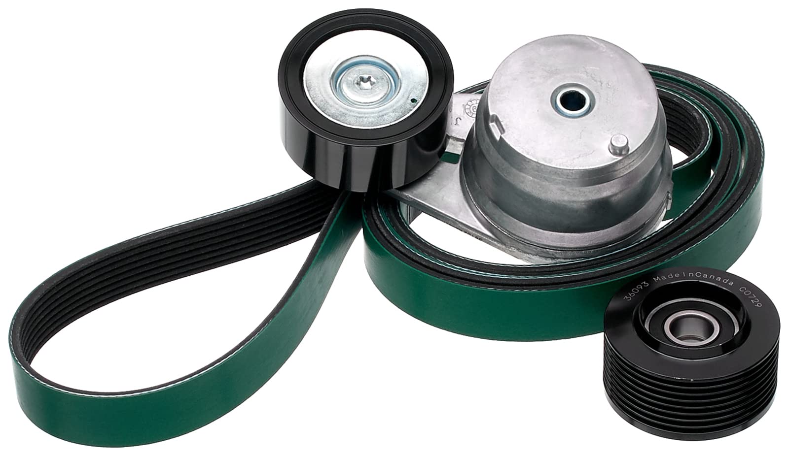 FleetRunner Gates 90K-38702HD Heavy-Duty Serpentine Belt Drive Component Kit