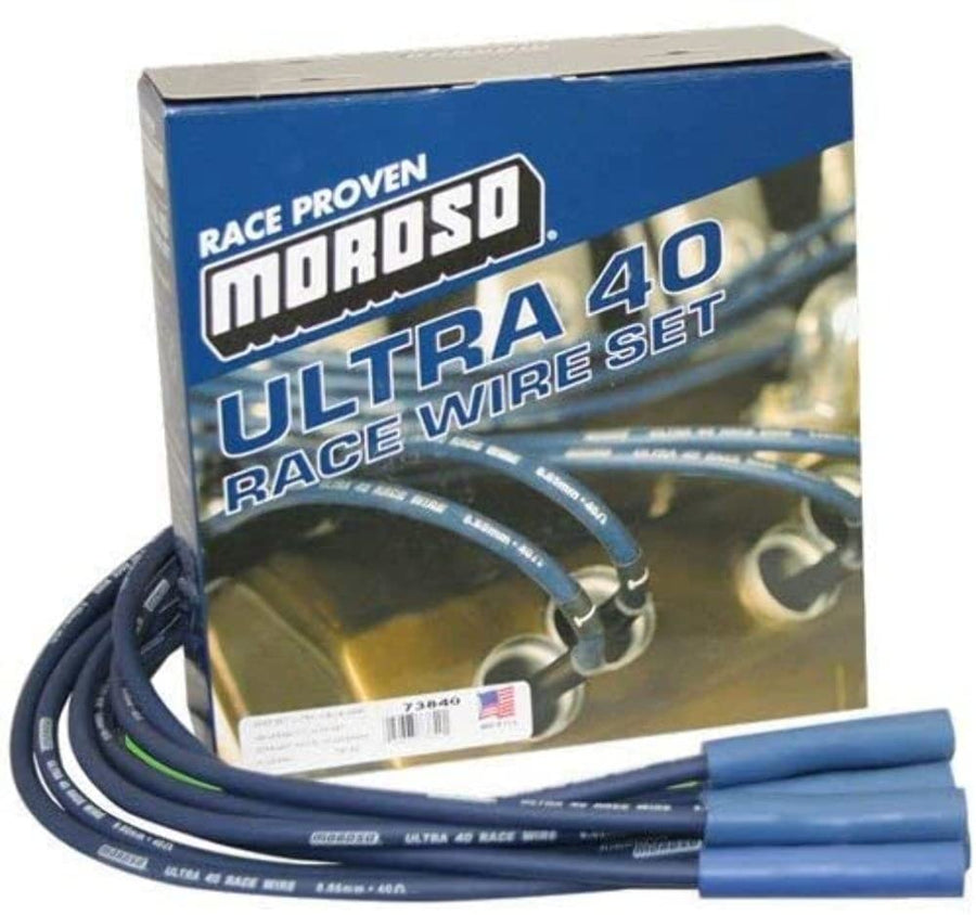 Moroso Blue Universal Ultra 40 Spark Plug Wire Set, Chrysler Mopar 426 Hemi