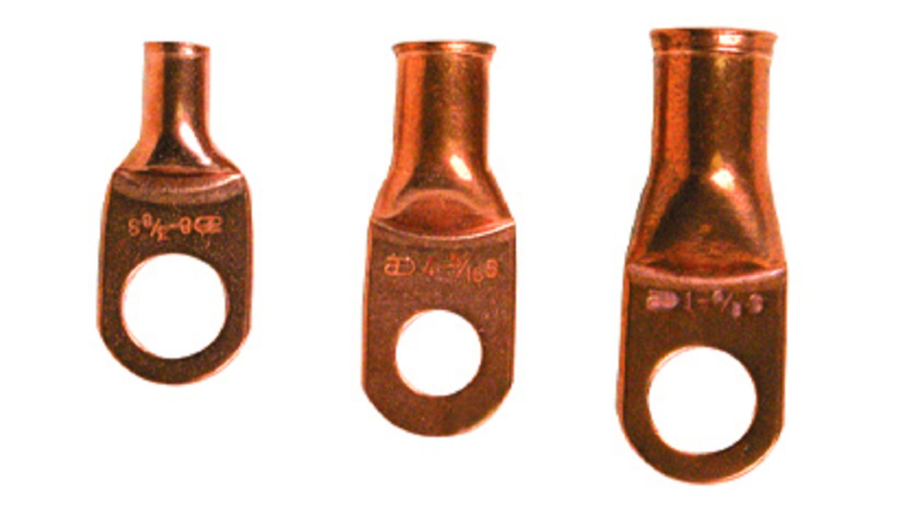 Copper Ring Terminal Install Bay 4 Gauge #38 25 Pack - CUR438