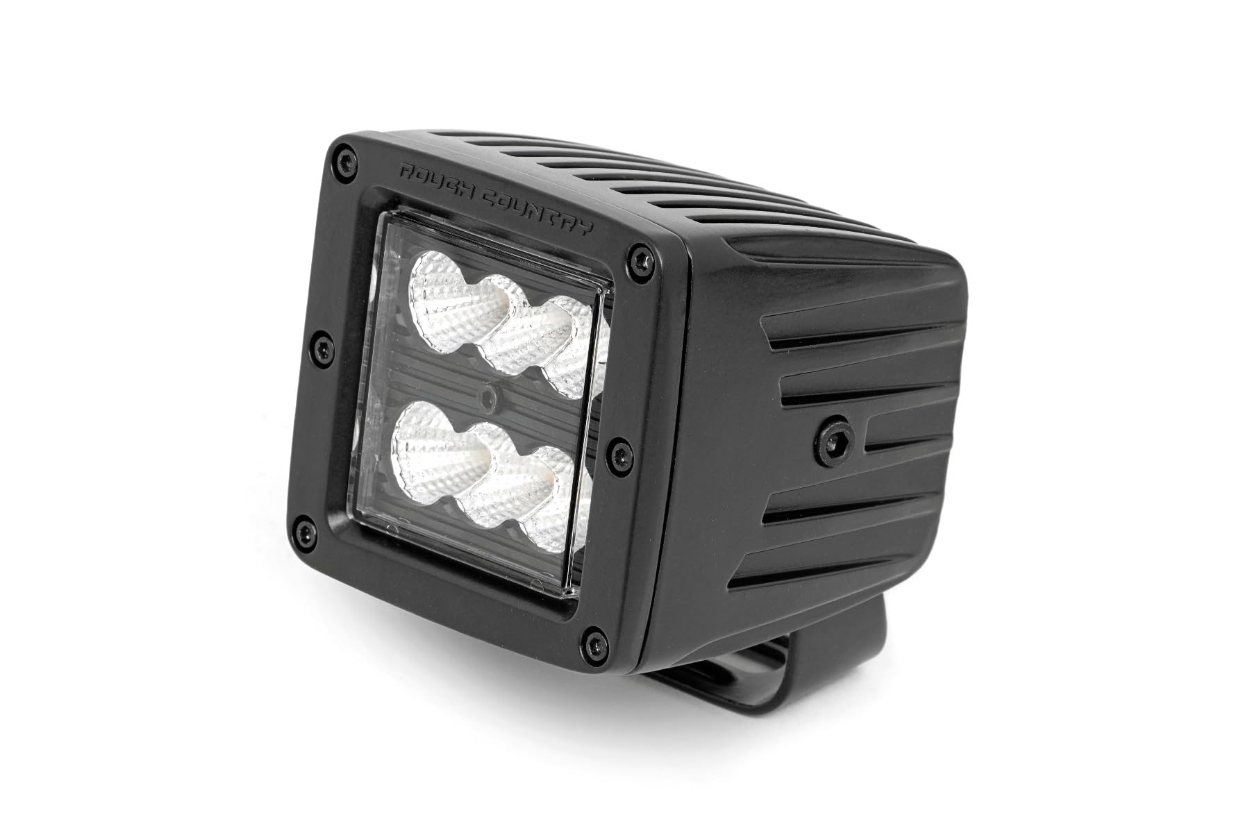 Black Series Rough Country 2" Square CREE Cube LED Lights | Flood - 70133BL