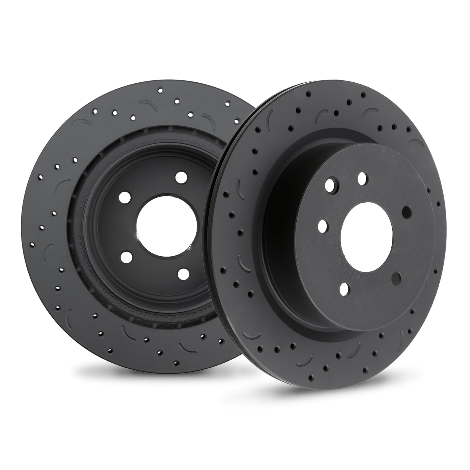 Hawk Performance Cross-Drilled and Slotted HTC4937 Talon Rotors