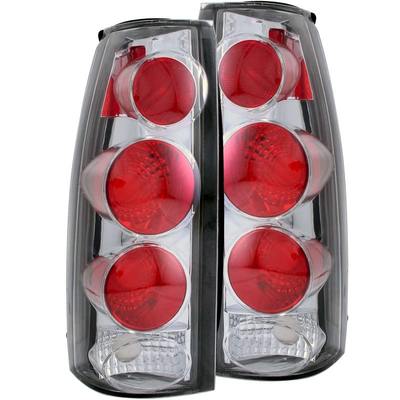 Chrome Euro Tail Light Set-Smoke Lens ANZO USA 211155