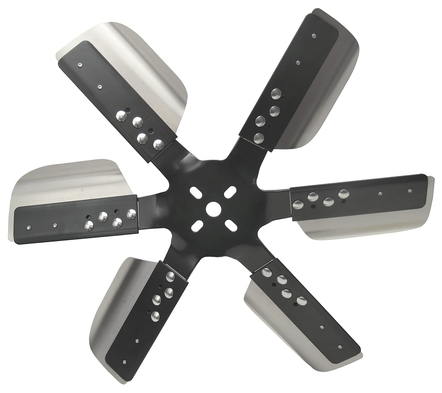 Heavy Duty Derale 17618 Fan Blade Series 1000 18" Stainless Steel Flex Fan Reverse Rotation