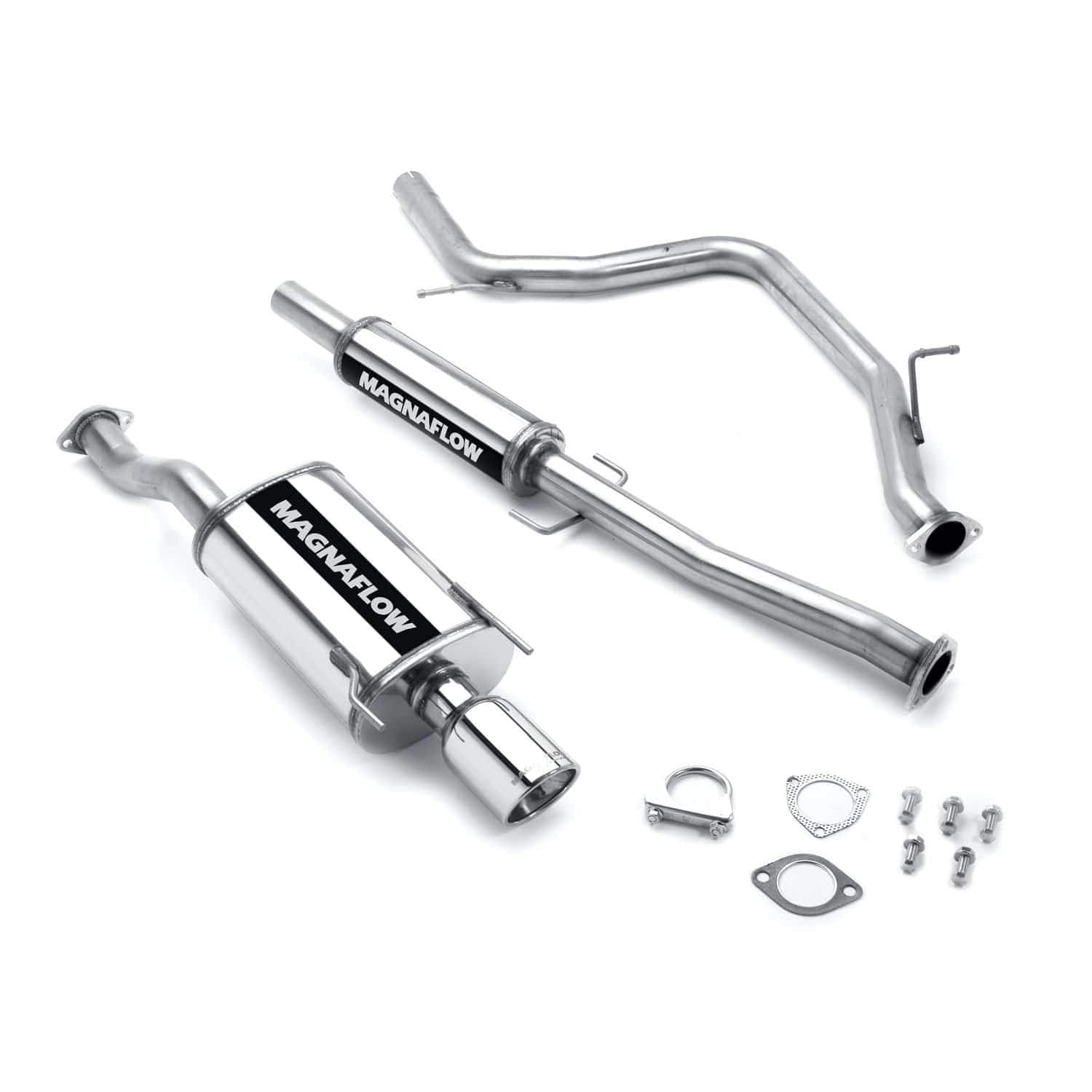 Performance MagnaFlow Exhaust System 15686: Cat-Back, Street Series, Compatible with 1994-1997 Honda Accord