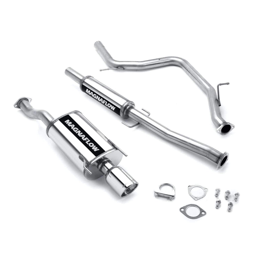 Performance MagnaFlow Exhaust System 15686: Cat-Back, Street Series, Compatible with 1994-1997 Honda Accord