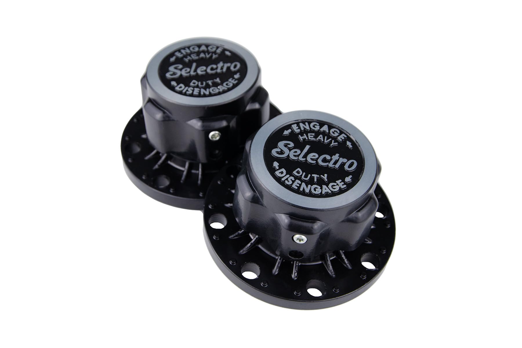 Mile Marker Pair of Black 11034-01 Selectro Hubs Conversion Kit fits 1976 1989 1 Ton W-300 Series - Built for Durability & Reliability in Extreme Off Road Conditions