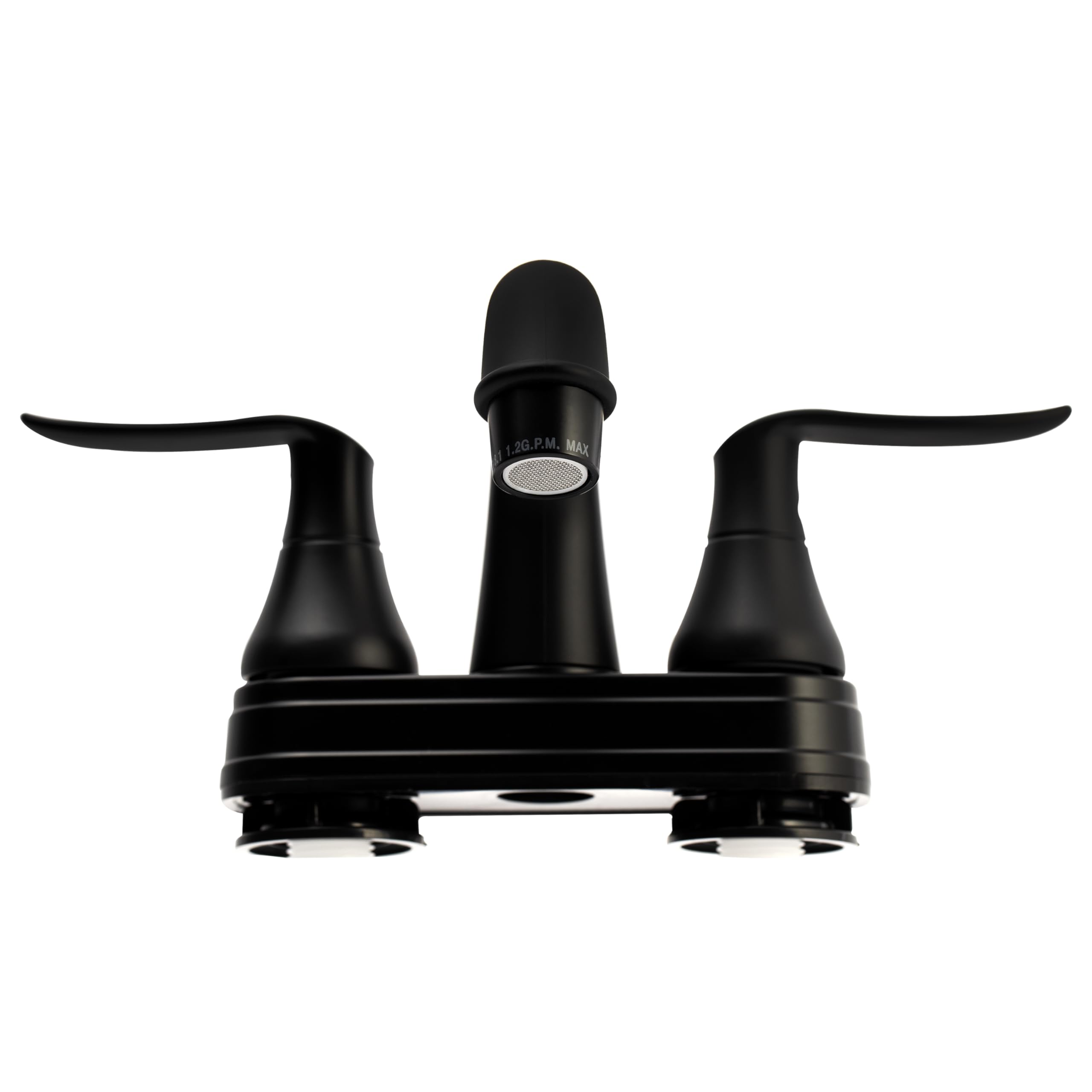 Dura Faucet RV Lavatory Faucet - Elegant Arc Spout Matte Black